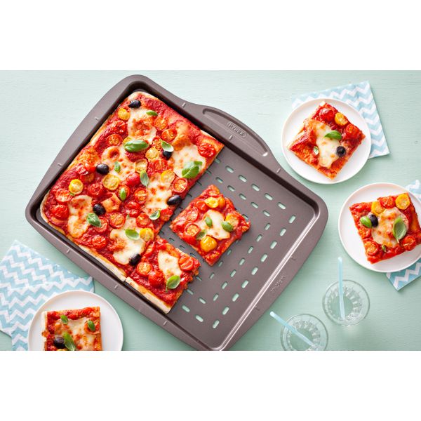 asimetriA Bandeja de pizza rectangular de 37cm - Tienda Online Pyrex®